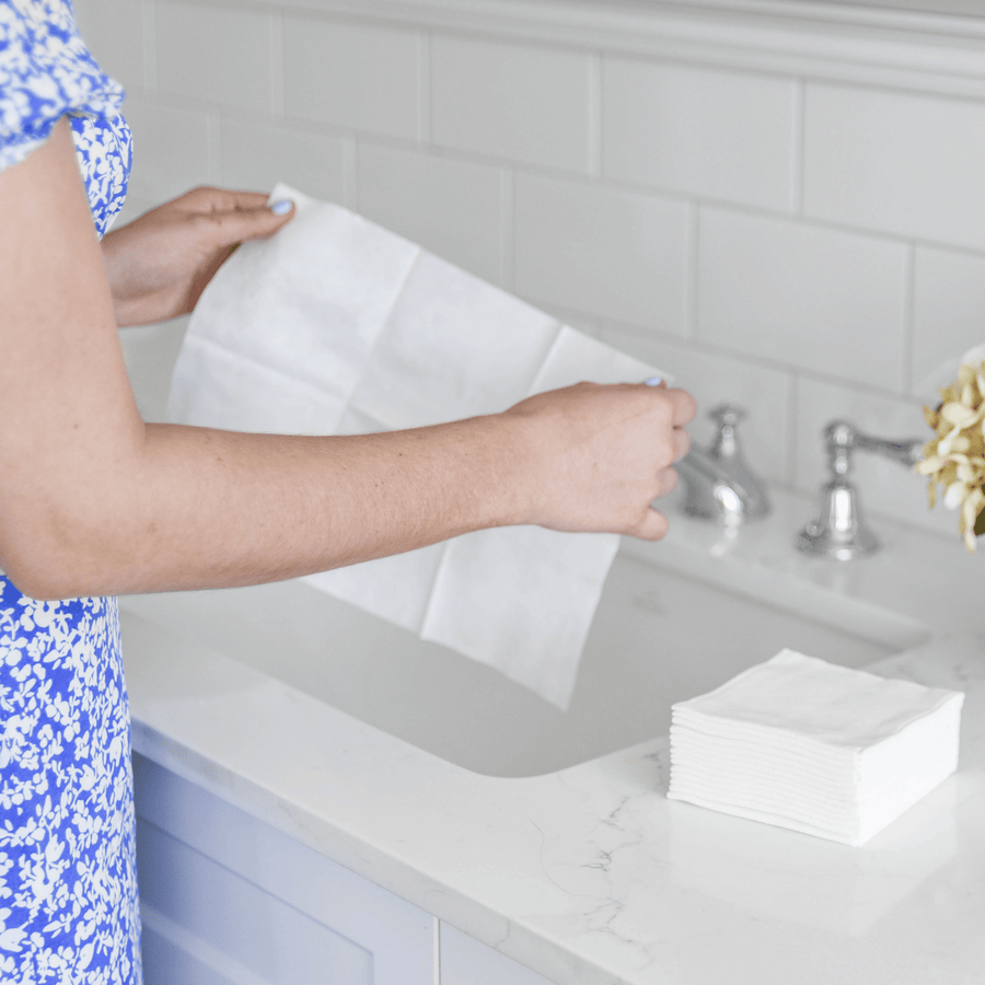 Easydry Hand & Facial Towel White